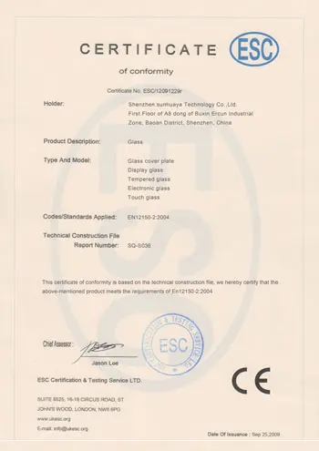 EU CE Certificate